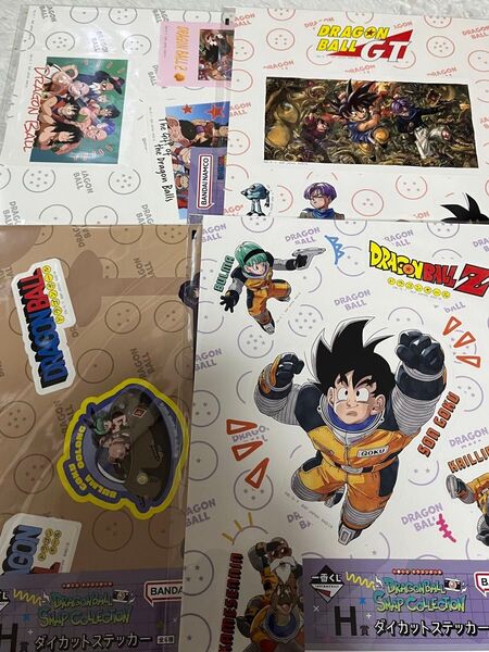 一番くじ ドラゴンボール ステッカー 4枚