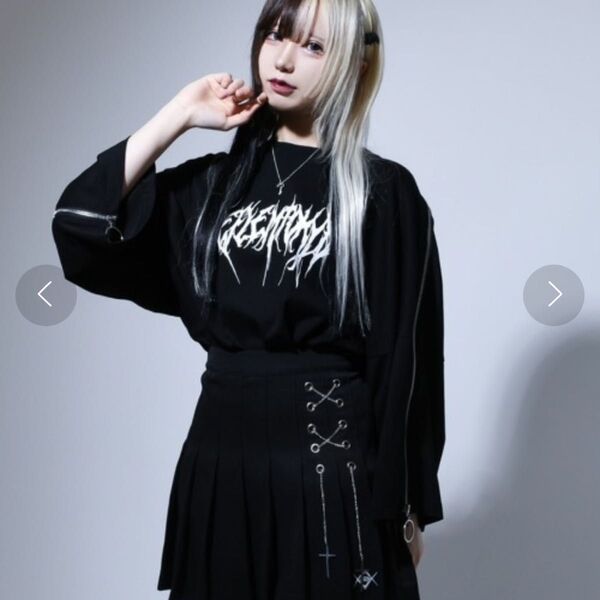 REFLEM【レフレム】ショルダーZIPデザインTシャツ