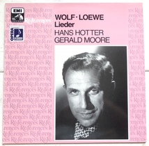 LP ヴォルフ&レーヴェ歌曲集 ハンス・ホッター ジェラルド・ムーア 2912801 仏盤_画像1