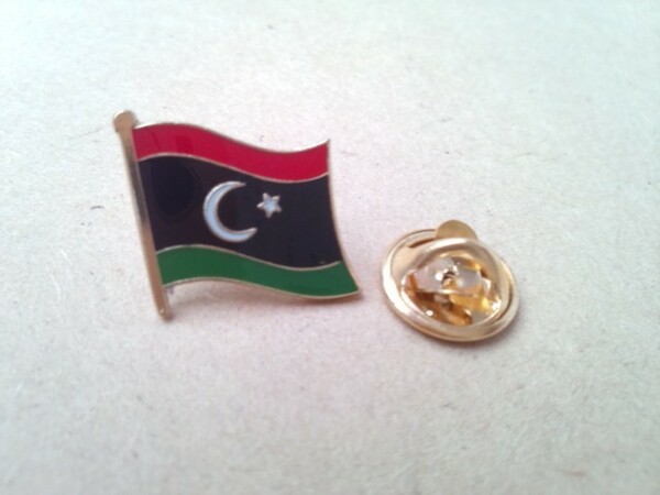 （管理番号ZP1078）国旗のピンズ１個「リビア」