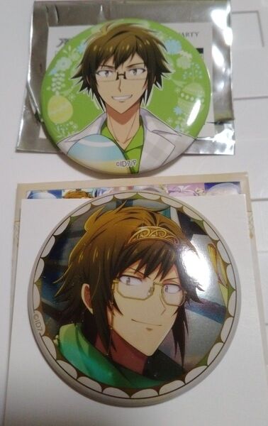 アイドリッシュセブン 缶バッジ 二階堂 大和 アイナナ 2個セット オリンポス イースターエッグ キャラバッジ
