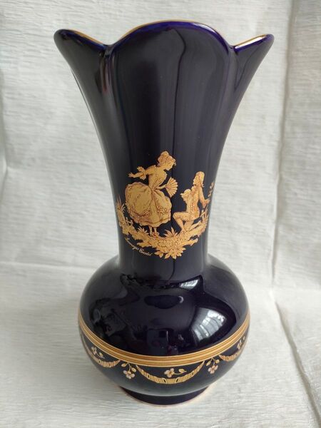 LIMOGES CASTEL 22K リモージュ キャッスル花瓶【未使用】