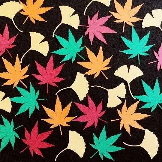 秋の壁面飾り 10月壁面飾り 11月壁面飾り 紅葉壁面飾り