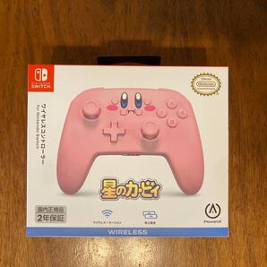パワーエー PowerA ワイヤレスコントローラー for Nintendo Switch 星のカービィ ほおばり