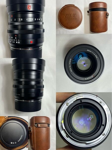 【新品同様、純正のレンズバッグ付き】7Artisans 35mm F1.4 Leica ライカ M マウント