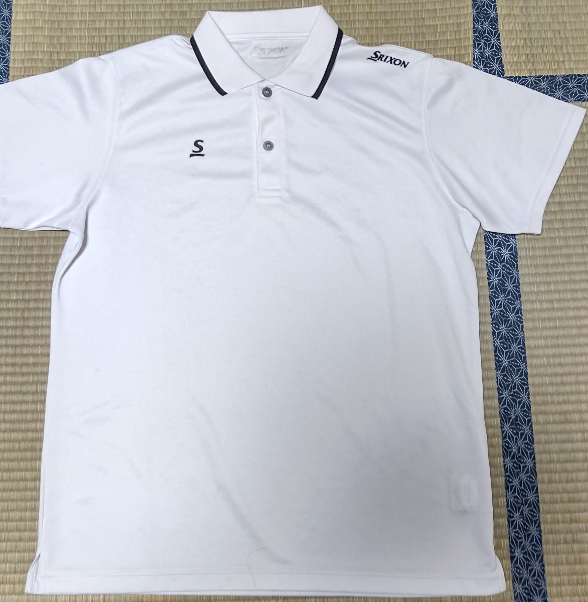 [ один раз "надеты" ]SRIXON* мужской рубашка с коротким рукавом 