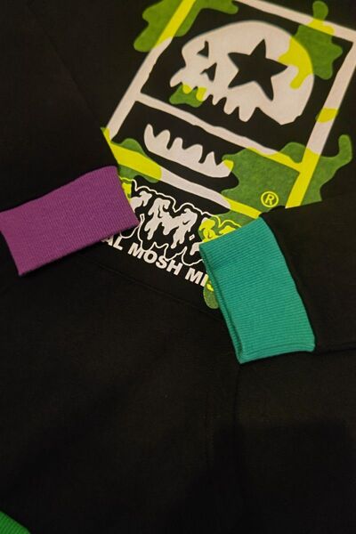 パーカー プルオーバー M ブラック スウェット ロゴ MAGICAL MOSH MISFITS カレッジロゴsize-M未使用品