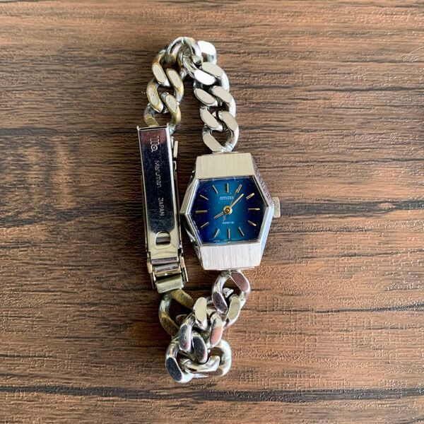 中古稼働品 シチズン citizen レディース 手巻き 腕時計 腕周り14.5cm