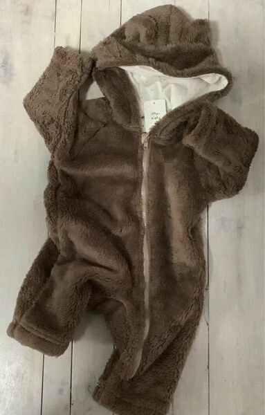 itty-bitty(イッティビッティ)70cm 未使用 新品 おくるみ 冬 出産準備に カバーオール