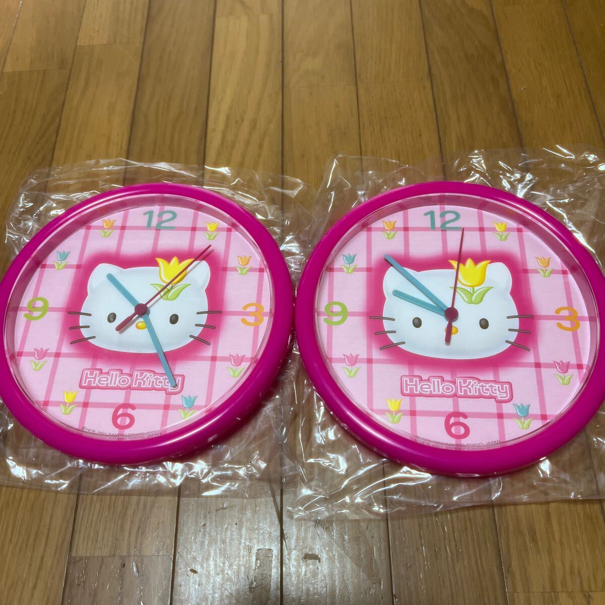 Soraさま専用⭐︎キティちゃん掛け時計⭐︎ジャンク