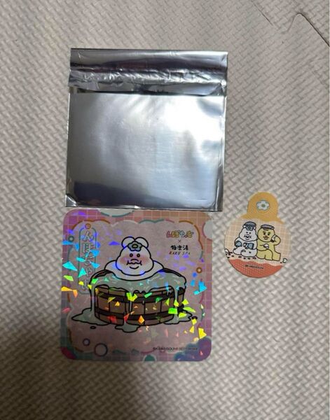 んぽちゃむ 極楽湯コラボ コースター