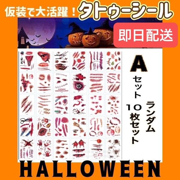 即日発送 メイクシール 1日タトゥー 傷 ゾンビ メイク 仮装 血 ホラー リアル 特殊メイク お化け屋敷 演劇 お芝居