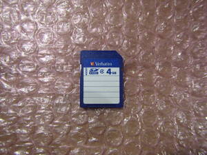 V04G01 ★☆Verbatim 4GB SDHCカード 1枚 バーベイタム☆★ 送料:198円~ 在庫限り