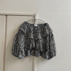 メリージェニー 小花柄 ブラウス