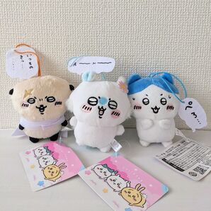 ちいかわ セリフ付きマスコット② 3点コンプリートセット☆モモンガ ハチワレ ラッコ