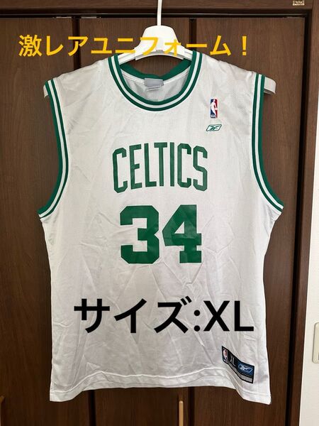 NBA バスケットボール ユニフォーム ゲームシャツ クトップ 白 セルティックス スパーズ レイカーズ 古着 グリーン