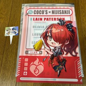 ココス にじさんじ クリアファイル パフェ ピック タグ
