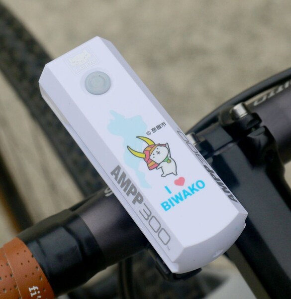 ひこにゃん コラボ キャットアイ フロントライト AMPP300 JIS規格準拠 I(ハート) BIWAKO CATEYE 前照灯