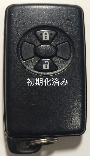 初期化済トヨタ純正スマートキー 2ボタンヴィッツ オーリス ルミオン 基盤番号271451-5841新品電池サービス⑬