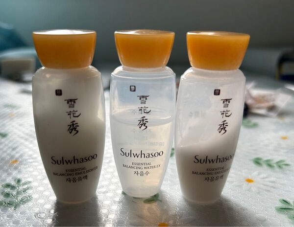雪花秀 Sulwhasoo サンプルセット 化粧水1乳液2