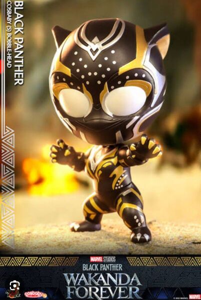 コスベイビー ブラックパンサー/ワカンダ・フォーエバー MARVEL HOTTOYS フィギュア【新品未開封】