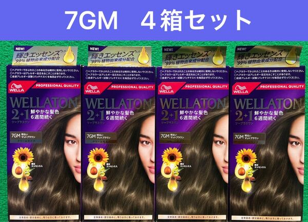 7GM 4箱セット ウエラトーン ツープラスワン クリームヘアカラー
