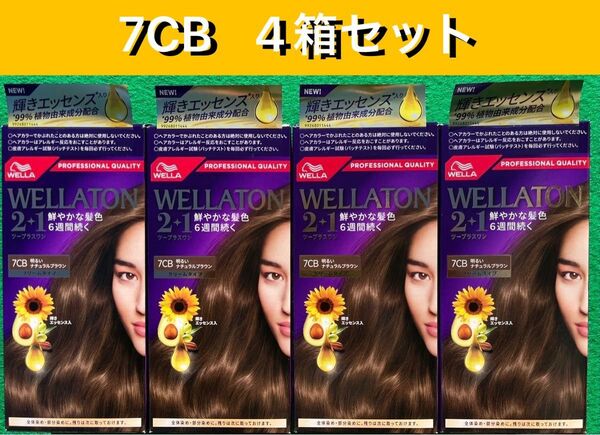 7CB 4箱セット ウエラトーン ツープラスワン クリームヘアカラー