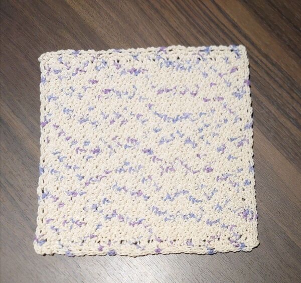ニッタオル 手編み ハンドタオル ハンドメイド かぎ針編み タオル ハンカチ