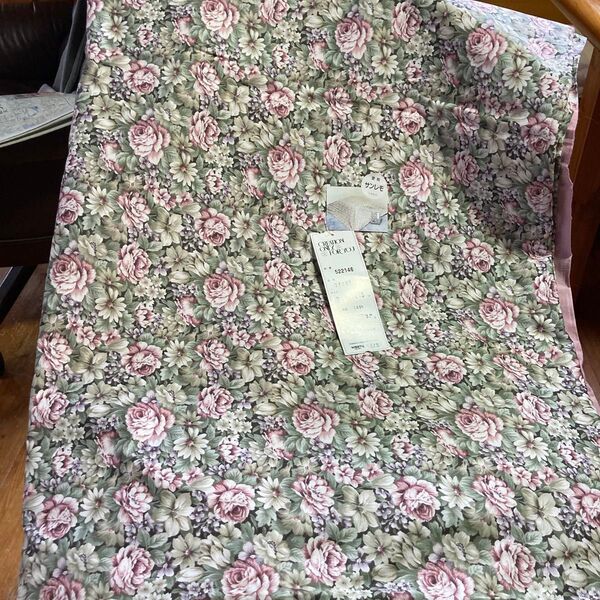 (新品) 日本製 こたつ布団カバー 花柄 215×215