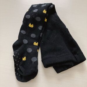 【シューラルー】タイツ ねこ 黒 ブラック 黄色 イエロー キャット 保育園 幼稚園 通学用 断捨離中