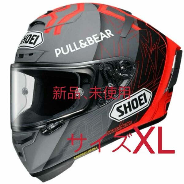 SHOEI X-Fourteen MM93 BLACK CONCEPT 2.0 マルケス XLサイズ x14