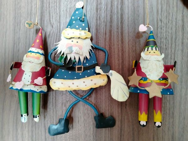 ブリキ サンタクロース クリスマスオーナメント クリスマス飾り