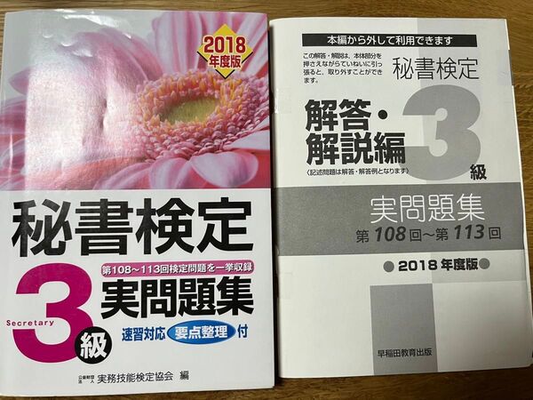 秘書検定3級実問題集 2018年度版 実務技能検定協会/編