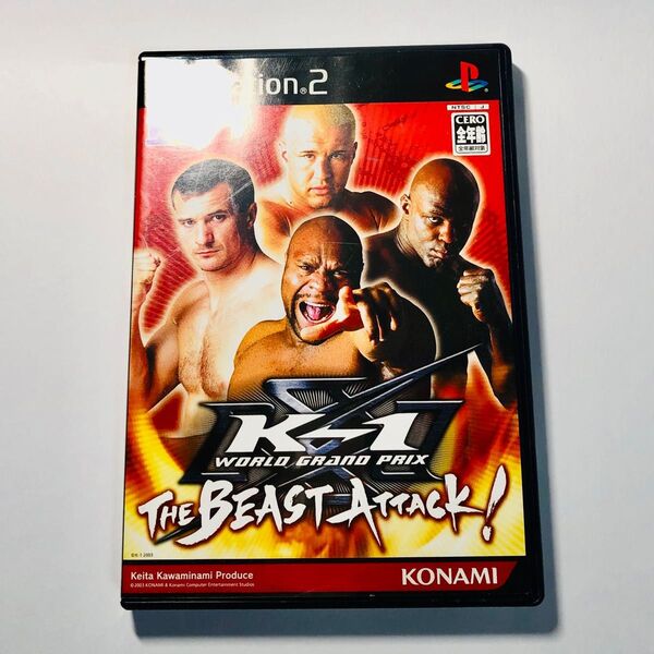 PS2 K-1 WORLD GRAND PRIX THE BEAST ATTACK!