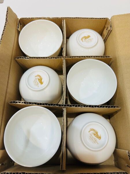 NARUMI(ナルミ)未使用湯呑茶碗 電子レンジ対応 日本製 6個セット