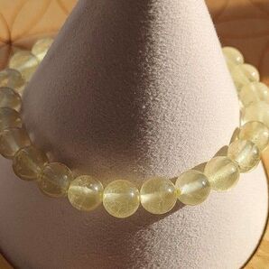 【話題】週末セール高品質 リビアングラスブレスレット 透明感シュワシュワタイプ 内径16 12800→12000