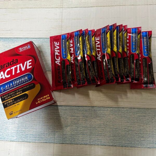 アラプラス からだアクティブ5ALAドリンク 10スティック マラソン 持久走 サイクリング スポーツ アミノ酸