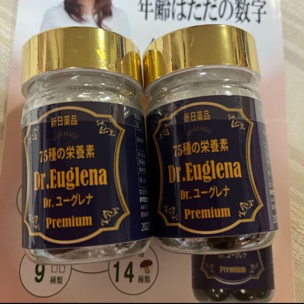 新日薬品 Dr.ユーグレナ Premium サプリ ビタミン DHA EPA ユーグレナ ミドリムシ