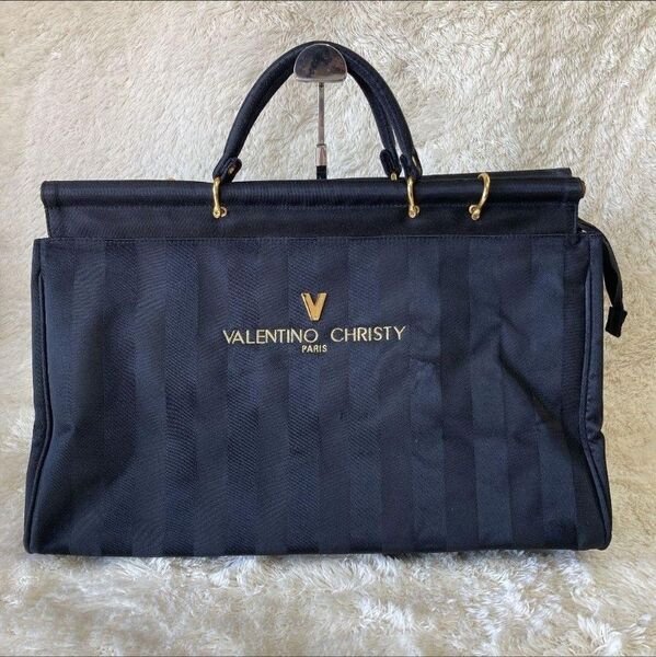 未使用 VALENTINO CHRISTY ヴァレンティノクリスティー ボストンバッグ 旅行 ナイロン 大容量