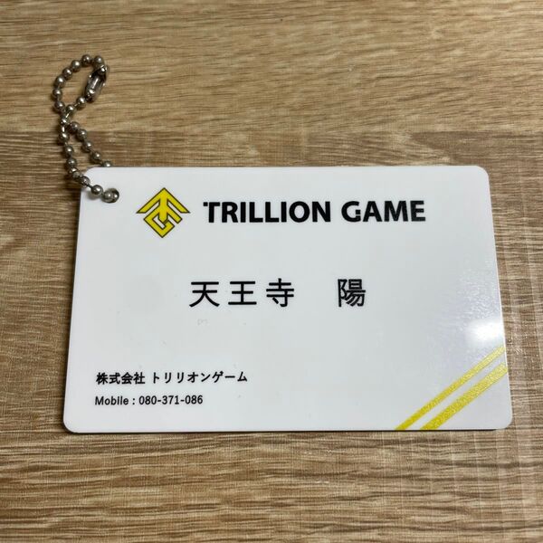 ドラマ トリリオンゲーム 名刺型キーホルダー
