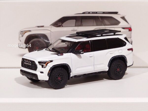 【804台限定品】ゲインコーププロダクツ GCD 1/64 トヨタ SEQUOIA TRD PRO セコイア ホワイト