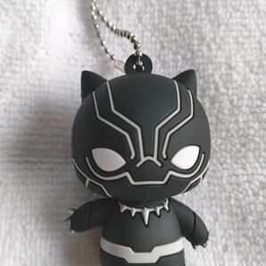 MARVEL アベンジャーズ ガチャ ラバFig. ☆ ブラックパンサー ☆ マーベル