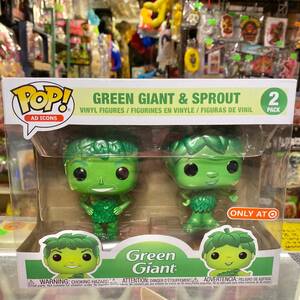 アメリカ アドバタイジング キャラクター グリーンジャイアント スプラウト フィギュア 2個セット Funko POP! Green Giant & Sprout