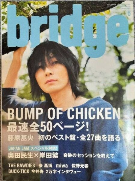 雑誌 bridge ブリッジ 2013 BUMP OF CHICKEN 藤原基央 BUCK-TICK 櫻井敦司 。