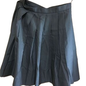 チェックプリーツスカート 冬生地