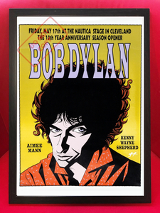 ポスター★Bob Dylan（ボブ・ディラン） 1996 クリーブランド公演 レプリカポスター★ケニー・ウェイン・シェパード