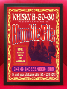 ポスター★ハンブル・パイ☆1969年 ウィスキー・ア・ゴーゴー★Humble Pie - Live At The Whisky A-Go-Go 1969/スティーブ・マリオット