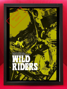 バイカームービーポスター『Wild Riders』1971★ヘルズ・エンジェルス/Hell's Angels