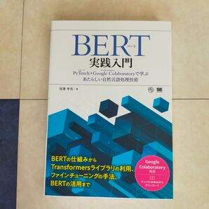 BERT実践入門 PyTorch+Google Colaboratoryで学ぶあたらしい自然言語処理技術 我妻幸長/著