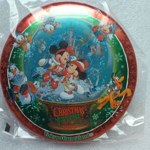 2009クリスマス ディズニーランド 缶バッチ